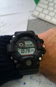 img 34 attached to CASIO G-Shock GW-9400-1E quartz watch, alarm clock, notebook, chronograph, thermometer, barometer, compass, altimeter, stopwatch, countdown timer, waterproof, shockproof, power reserve indicator, display backlight, black