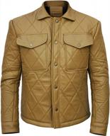 men's stone season 4 john dutton western cowboy ranch jacket - lp-facon collection apparel logo