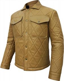 img 3 attached to Men'S Stone Season 4 John Dutton Western Cowboy Ranch Jacket - LP-FACON Collection Apparel