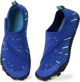 img 4 attached to CIOR Water Shoes For Kids - Легкие водные кроссовки, идеально подходящие для занятий спортом и активного отдыха | Быстросохнущие слипоны для малышей, маленьких детей и больших детей