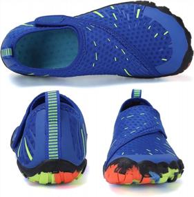 img 3 attached to CIOR Water Shoes For Kids - Легкие водные кроссовки, идеально подходящие для занятий спортом и активного отдыха | Быстросохнущие слипоны для малышей, маленьких детей и больших детей