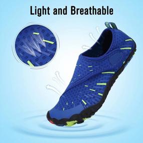img 1 attached to CIOR Water Shoes For Kids - Lightweight Aqua Sneakers Ideal For Sports And Outdoor Activities | Fast-Drying Slip-Ons For Toddlers, Little Kids, And Big Kids