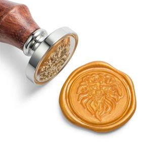 img 4 attached to Lion Wax Seal Stamp G3 By Mceal