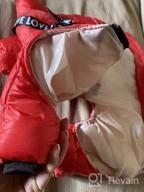 img 1 attached to Didog Winter Small Dog Coats: Waterproof, Warm & Harness Compatible For Puppy & Cat Walking Hiking - Red (Chest 13") review by Kyle Rock