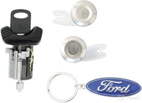 img 2 attached to 🔑 Ford Ignition & Door Lock Cylinders with Keys for 1992-1995 F150, F250 Pick Up