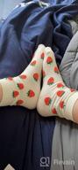 img 1 attached to Women'S Girls Novelty Funny Crew Socks, Animal Food Design Cotton Socks Gift For Girls review by Damon Fields