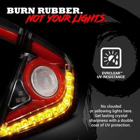 img 1 attached to OPT7 Sequential LED Tail Light Lamps Pair Clear 16-21 For Honda Civic Hatchback With OLED