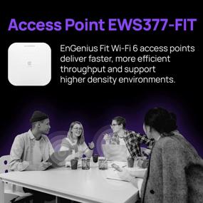 img 3 attached to EnGenius EWS377-FIT WiFi 6 AX3600 4X4 Multi-Gigabit Access Point With 2.5Gbps Port, OFDMA, MU-MIMO, PoE+, WPA3, 1GB RAM, License-Free Cloud Or On-Premise Management Tools (Power Adapter Not Included)