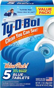 img 4 attached to Ty D Bol Tablets Deodorizer Smelling Bathroom Cleaning Supplies : Household Cleaners