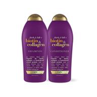 💆 biotin collagen ogx shampoo conditioner hair care logo