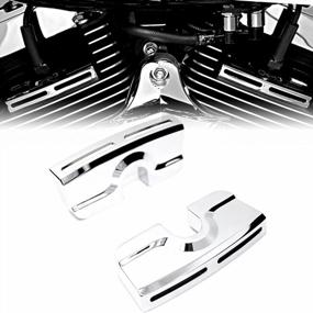 img 4 attached to Chrome Head Bolt Covers For Harley Dyna, Softail, And Twin Cam Models 1999-2017 - Upgrade Your Motorcycle'S Appearance!