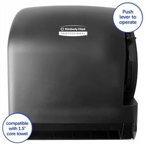 img 1 attached to Kimberly-Clark Professional Levermatic Roll Paper Towel Dispenser 09765 Smoke Black Manual