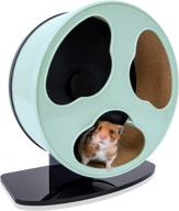 🐹 niteangel quiet hamster exercise wheel - revitalize your pet's playtime with clouds series hamster running wheels! логотип