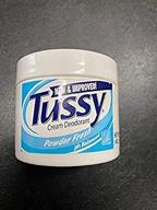 🌸 tussy powder fresh deodorant cream logo