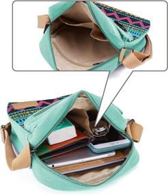 img 3 attached to Small Canvas Crossbody Bag For Girls Ages 9-10 - Kemy'S Stylish And Functional Kids Purse For Teens