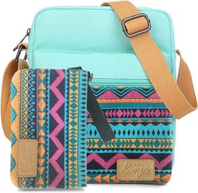 img 4 attached to Small Canvas Crossbody Bag For Girls Ages 9-10 - Kemy'S Stylish And Functional Kids Purse For Teens