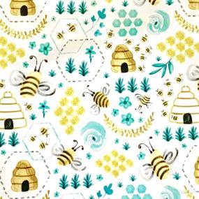 img 1 attached to 🐝 BapronBaby Busy Bees Bapron: Soft, Stain Resistant Bib for 6m-5yr. Machine Washable and Waterproof. (Sz Preschool 3-5yrs)