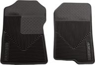 husky liners heavy duty front floor mats 🚗 in black for 1997-2004 ford f150 supercab/standard (2 pieces) логотип