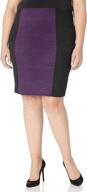 👗 plus size colorblock women's clothing by star vixen for a slimming look at skirts логотип