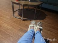 img 1 attached to Women'S Memory Foam CUSHIONAIRE Sierra Moccasin Slipper review by Aaron Leburu