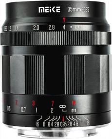 img 4 attached to Объектив Meike 35Mm F0.95 с большой диафрагмой и ручной фокусировкой, совместимый с камерами Nikon Z50, Z5, Z6, Z7 в режиме APS-C