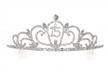 sparkling crystal tiara crown for memorable birthday celebrations and quinceaneras - samky t1167 logo