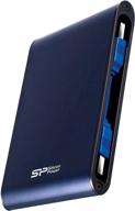 💦 blue silicon power armor a80 2tb rugged portable external hard drive - waterproof usb 3.0 for pc, mac, xbox, and ps4 logo