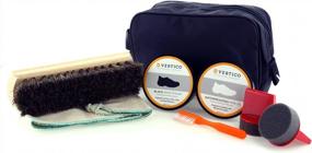 img 1 attached to Deluxe Shoe Care Kit - Foam Applicators By Vertico For Professional-Level Shine