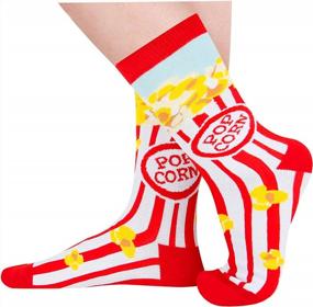 img 2 attached to Pineapple, Pickle Or Strawberry? HappyPop Women'S Fruit Socks For IVF Gifts