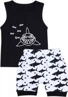 stylish toddler boy summer outfit: dress shirt & matching shorts set - sizes 3-4t logo