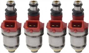 img 1 attached to 4X 16600-86G00 Fuel Injectors For Nissan Pickup 2.4L 1995/D21 1990-1994 2.4L