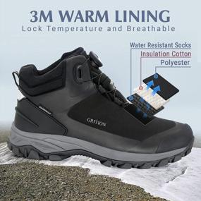 img 1 attached to Stay Warm And Comfortable On Outdoor Adventures: GRITION Women'S Waterproof Hiking Boots