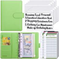 skydue budget binder with cash envelopes and expense budget sheets - emerald money binder for efficient budgeting and saving money логотип