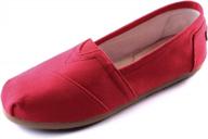 comfortable and stylish women's slip-on canvas shoes for daily wear logo