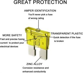 img 1 attached to 🚗 Muhize 242 PCS Car Fuses Assortment Kit - Blade Standard & Mini Sizes (2A-40A) - Automotive Replacement Fuse for Car, Truck, Boat, SUV, RV, Camper