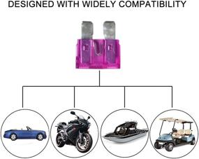 img 2 attached to 🚗 Muhize 242 PCS Car Fuses Assortment Kit - Blade Standard & Mini Sizes (2A-40A) - Automotive Replacement Fuse for Car, Truck, Boat, SUV, RV, Camper