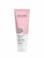 acure 100% vegan cleansing cream for sensitive skin with peony extract & chamomile - soothes, hydrates, and cleanses 4 fl oz логотип