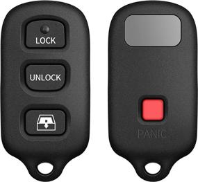 img 2 attached to 🔑 Toyota Key Fob Replacement: KRSCT Fits 4Runner 1999-2009, Sequoia 2003-2007 - HYQ12BAN, HYQ12BBX, HYQ1512Y