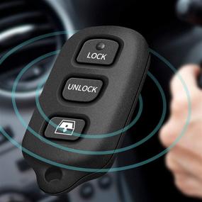 img 1 attached to 🔑 Toyota Key Fob Replacement: KRSCT Fits 4Runner 1999-2009, Sequoia 2003-2007 - HYQ12BAN, HYQ12BBX, HYQ1512Y