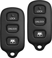 🔑 toyota key fob replacement: krsct fits 4runner 1999-2009, sequoia 2003-2007 - hyq12ban, hyq12bbx, hyq1512y логотип