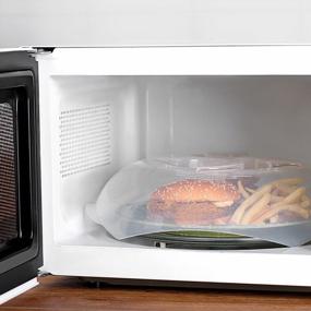 img 1 attached to Say Goodbye To Messy Microwaves: Protect Your Food With ZFITEI'S Microwave Splatter Cover