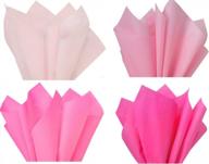 🎁 pink mix 1 - premium tissue paper for gift wrapping - 96 sheets - 15"x20" gift wrap tissue logo