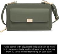 👜 captiva pockets crossbody: stylish women's handbags & wallets with crossbody convenience logo