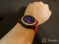 img 1 attached to 📱 Renewed Samsung Galaxy Watch (42mm) Smartwatch (Bluetooth) Compatible with Android/iOS - SM-R810 International Version - No Warranty, Rose Gold Color review by Ravindra Devaraja