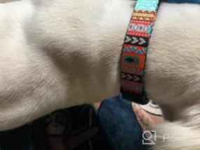 img 6 attached to Trendy Yet Practical: Adjustable Tribal Dog Collar With A Quick Release Buckle For Small To Large Breeds