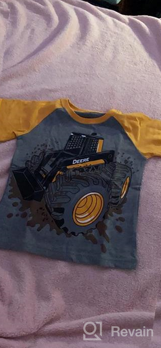 img 1 attached to 👕 Stylish and comfortable John Deere Toddler T Shirt - Perfect Addition to Boys' Heather Clothing Collection review by Kenneth Mills