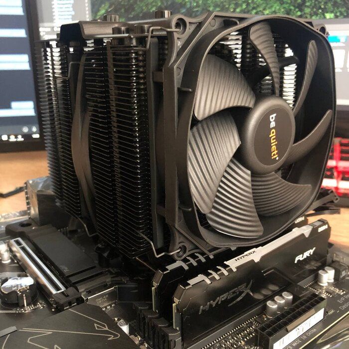 img 2 attached to 🌬️ Silent Cooling Power: Dark Rock Pro 4 CPU Cooler with 250W TDP, BK022 review by Momchil Borisov ᠌