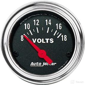 img 1 attached to ⚡ Auto Meter 2592 Classic Chrome Electric Voltmeter Gauge