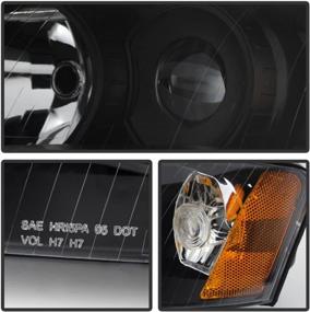 img 3 attached to Audi B6 A4 S4 Sedan Wagon 2002-2005 OE-Style Black Housing Halogen Projector Headlight Headlamp Assembly, Driver & Passenger Side - VIPMOTOZ