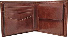 img 2 attached to Fossil Mens Bifold Wallet Black Men's Accessories ~ Wallets, Card Cases & Money Organizers